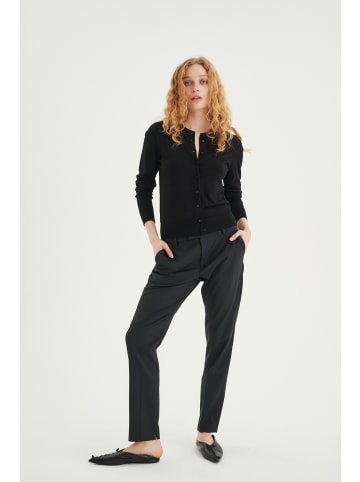 InWear Strickjacke Rita Gerade Passform in Black