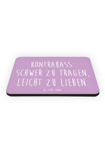 Mr. & Mrs. Panda Magnet Kontrabass Liebe mit Spruch in Lavendeltraum
