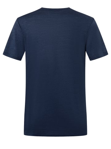 super.natural Merino T-Shirt in blau