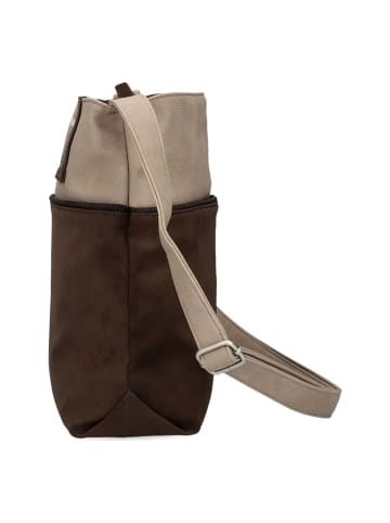 Zwei Jana Umhängetasche 29 cm nubuk espresso