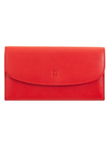 DuDu Colorful Gandia Geldbörse RFID Leder 19 cm in flame red