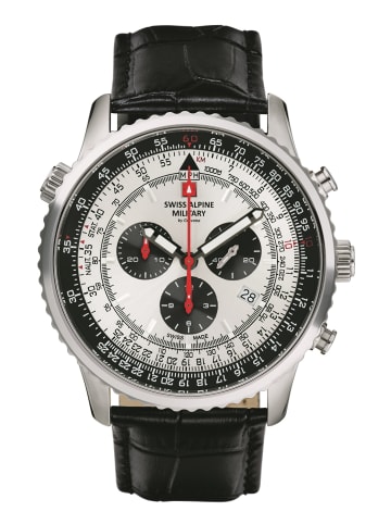 Swiss Alpine Military by Grovana Analoguhr für Herren in Schwarz