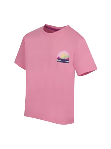 Trollkids T-Shirt Gryllefjord Panorama (GOTS) in candy pink/fresh berry