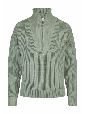 Hessnatur Strick Troyer in mattgrün