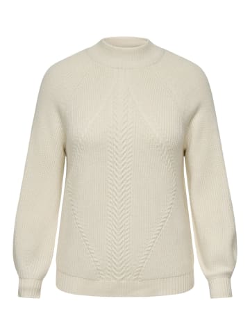 ONLY Carmakoma Strickpullover in Whitecap Gray