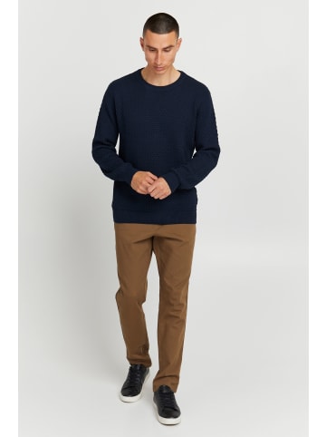 !SOLID Strickpullover SDClive LS 21107143  Moderner Strickpullover in Blau