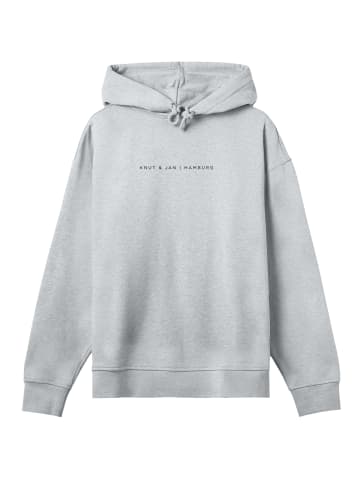 F4NT4STIC Hoodie Knut und Jan Hamburg in grau meliert