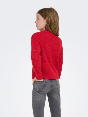 KIDS ONLY Pullover KOGKATIA LS STRUCTURE in salsa