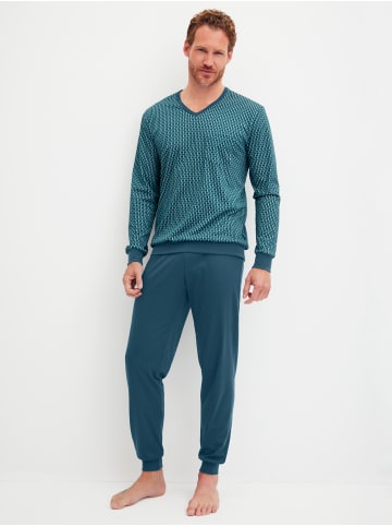 Calida Pyjama in deep petrol