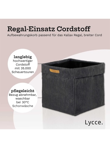 Lycce Aufbewahrungskorb 1er Pack in Grau