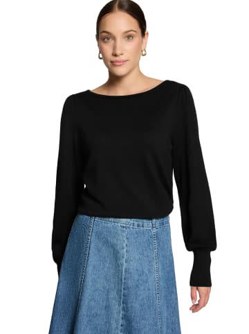 Zero  Feinstrickpullover langarm in Black Beauty