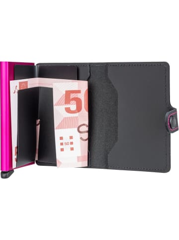 Secrid Geldbörse Miniwallet Matte in Black-Fuchsia