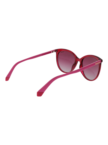 Polaroid Frauen Sonnenbrille Schmetterling Lila
