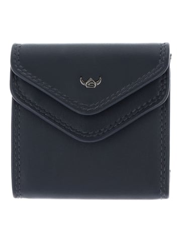 Golden Head Polo Geldbörse Leder 8 cm in marineblau
