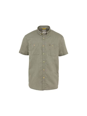 Camel Active Kurzarm Freizeithemd für Herren in khaki in khaki