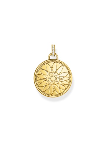 Thomas Sabo Kettenanhänger Glücksrad Mit Kosmischen Symbolen in gold, bunt