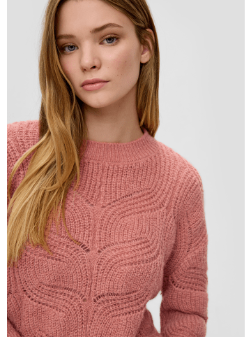 QS Strickpullover langarm in Pink