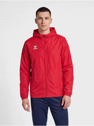 Hummel Reißverschluss Jacke Hmlessential Erwachsene in TRUE RED