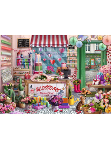 Ravensburger Ravensburger Puzzle 1.000 Teile Der kleine Blumenladen in bunt