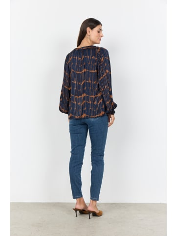soyaconcept Bluse SC-Arlette in marine camel