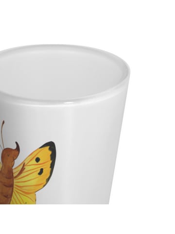 Mr. & Mrs. Panda Schnapsglas Schmetterling Zitronenfalter ohne S... in Transparent