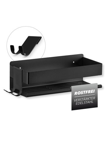 Benkstein BENKSTEIN Dusch-Organizer zum Kleben oder Bohren - für Shampoo, Duschgel und Co