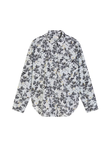 Marc O'Polo Print-Bluse relaxed in multi/silvery blue