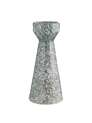 Butlers Stumpenkerzenhalter SPECKLE in Grün