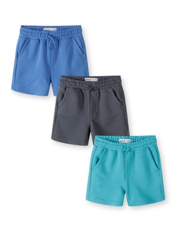 Minoti 3-er Pack Shorts 29FLEECE250 in türkis