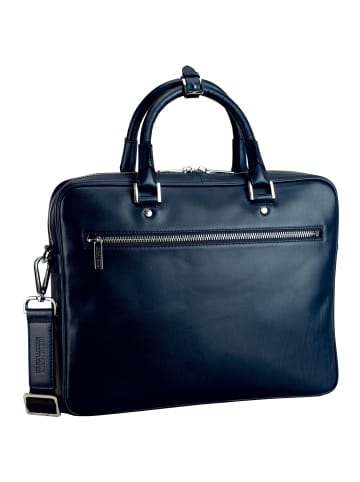 Leonhard Heyden Montreal Aktentasche Leder 38 cm navy