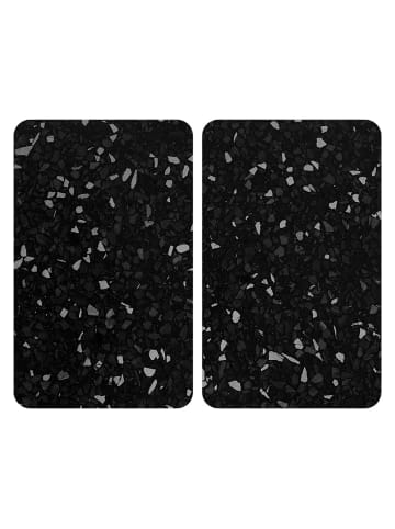 Wenko Herdabdeckplatten Universal Terrazzo 2er Set in Mehrfarbig