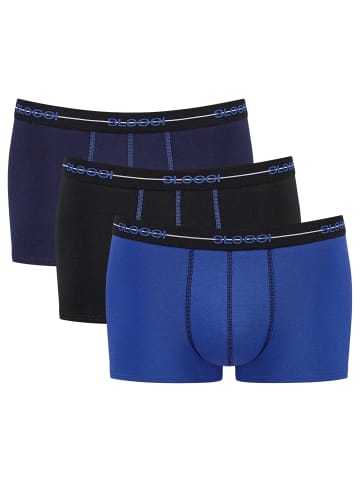 Sloggi Boxershort 3er Pack in Schwarz/Blau