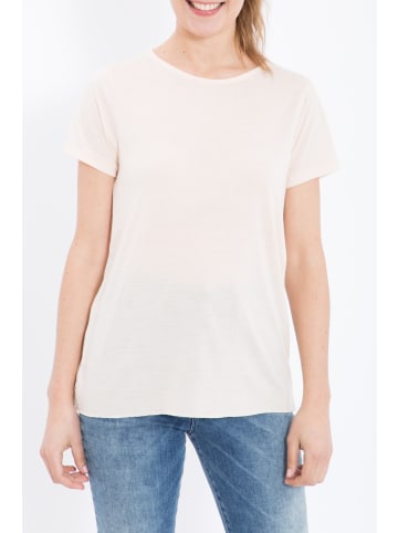 Queen Kerosin Queen Kerosin QUEEN KEROSIN Basic T-Shirt aus Viskose-Mix in nude