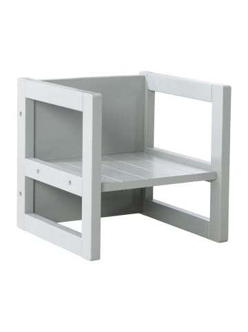 roba Kinder-Wendehocker, höhenverstellbar, Landhausstil, grau