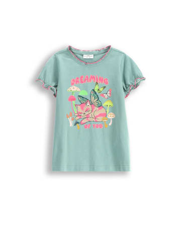 Coccodrillo T-Shirt mit kurzen Ärmeln in grün