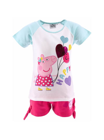 Peppa Pig 2tlg. Outfit T-Shirt & Shorts Peppa Pig in Pink