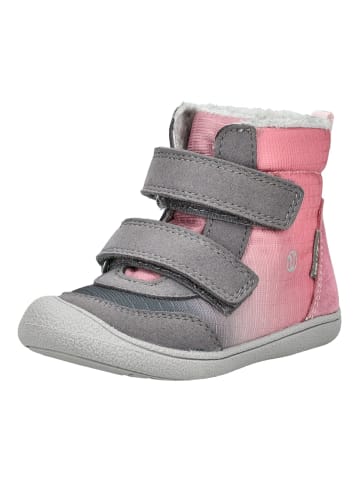 VADO Stiefelette Grau/Rosa