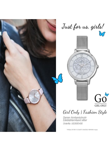 Girl Only Armbanduhr-Analog silber mittel (ca. 32mm) Girl Only Mademoiselle