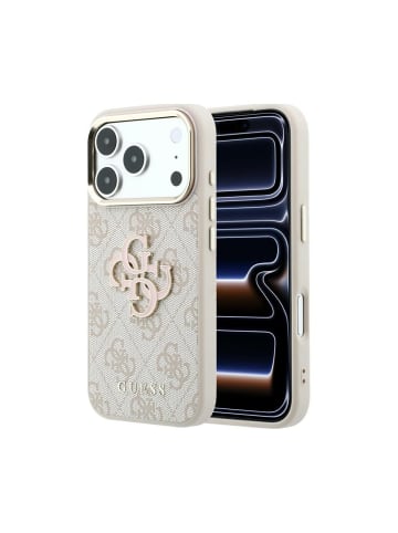Guess Guess 4G Big Resin Logo kompatibel mit iPhone 18 Pro und 17 in Pink