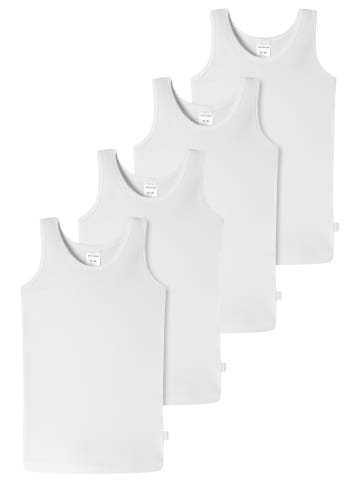 Schiesser Unterhemd / Tanktop Kids Girls 95/5 Organic Cotton in Weiß