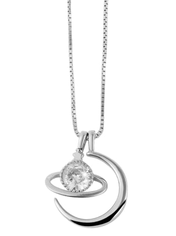 Adeliás Damen Halskette mit Anhänger – aus 925 Silber in silber