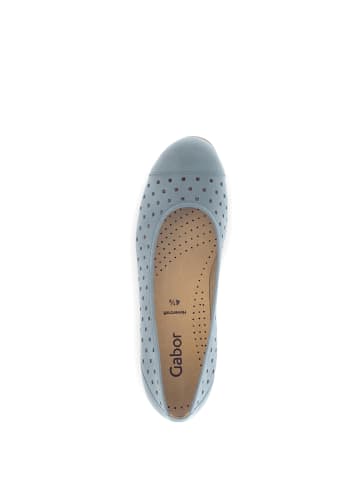 Gabor Fashion sportliche Ballerinas in blau