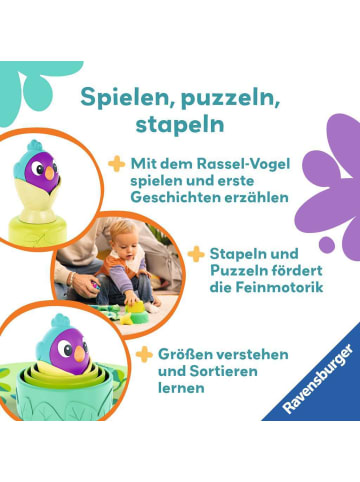 Ravensburger Ravensburger Baby-Stapel-Puzzle: Vogelnest in bunt