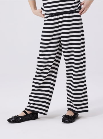 name it Hose weiter Beinschnitt verstellbarer Bund elastisch in Schwarz