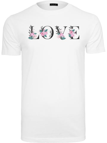 Mister Tee T-Shirt "Lover Flower Tee" in Weiß