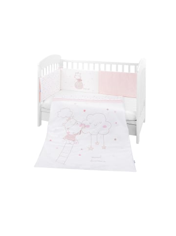 Kikkaboo 4110102 120 x 60 cm 4-teilig in rosa