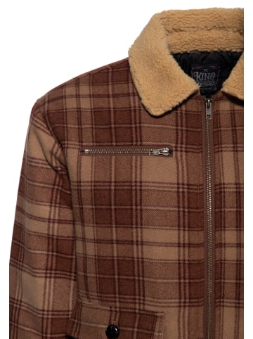 King Kerosin King Kerosin Blousonjacke in braun