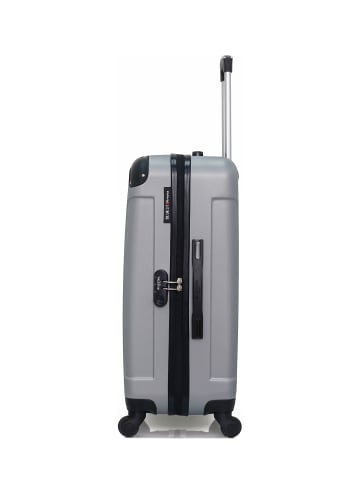 BlueStar Mittelgroßer Koffer MADRID in Grau (64L)