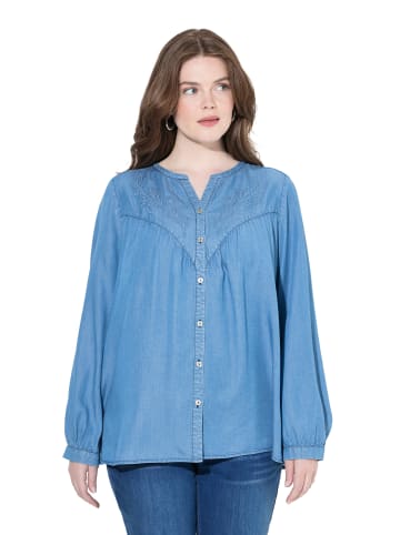 Ulla Popken Tunika in blue denim