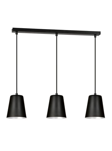 Licht-Erlebnisse Pendelleuchte (B)14 x (L)66 x (T)100 cm in Schwarz Weiß